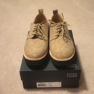 W Size 11 Eileen Fisher Nims Platform Felt Shoe